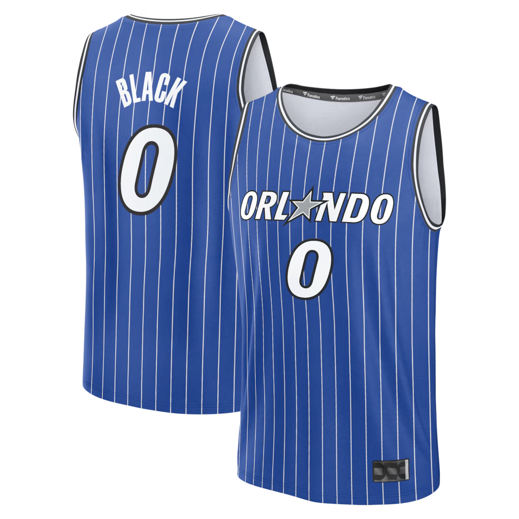 Jamed O.Magic #0 Anthony Black Royal Fast Break Replica Jerseys - Icon Edition