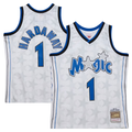 Jamed O.Magic #1 Penny Hardaway Mitchell & Ness White 1998-99 Hardwood Classics Swingman Jerseys