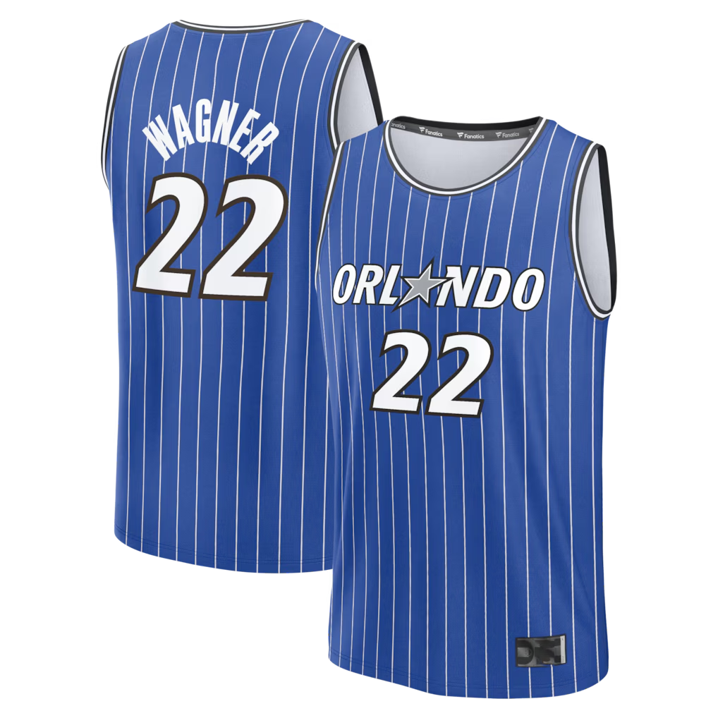 Jamed O.Magic #22 Franz Wagner Blue Fast Break Replica Player Jerseys - Icon Edition