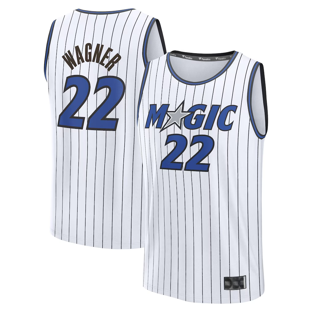 Jamed O.Magic #22 Franz Wagner  White Fast Break Replica Player Jerseys - Association Edition