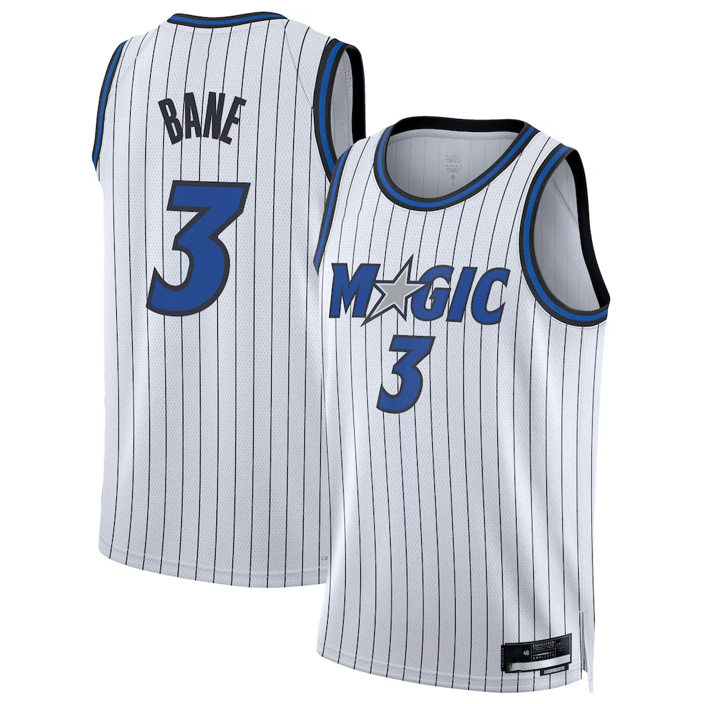 Jamed O.Magic #3 Desmond Bane White Swingman Player Jerseys - Association Edition
