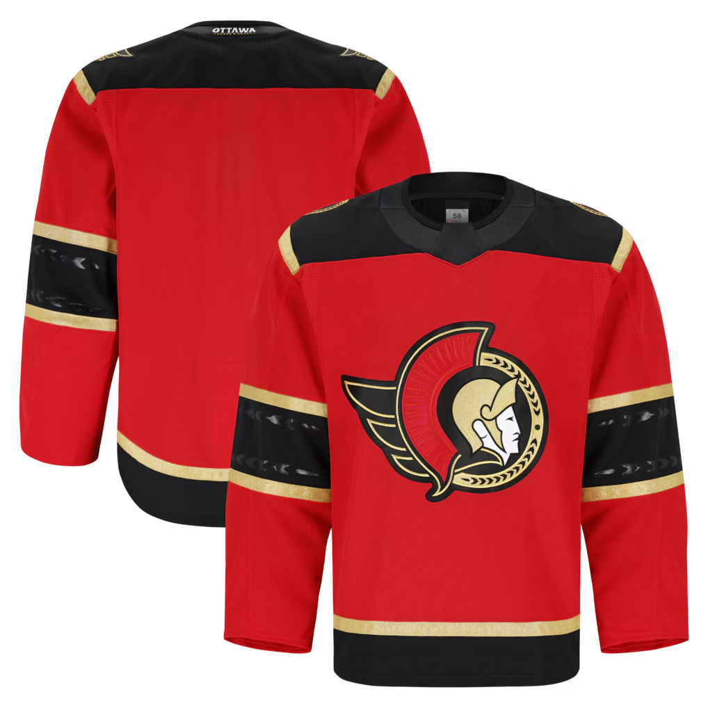 Jamed O.Senators Red Alternate Authentic Pro Jerseys