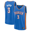 Jamed OC.Thunder #3 Jared McCain Blue Fast Break Replica Stitched Jerseys - Icon Edition