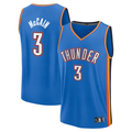 Jamed OC.Thunder #3 Jared McCain Blue Fast Break Stitched Jerseys - Icon Edition