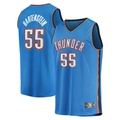 Jamed OC.Thunder #55 Isaiah Hartenstein Blue Fast Break Replica Player Stitched Jerseys - Icon Edition