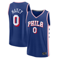 Jamed P.76ers #0 Tyrese Maxey  Royal Big & Tall Fast Break Jerseys - Icon Edition