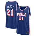 Jamed P.76ers #21 Joel Embiid  Royal Fast Break Replica Jerseys - Icon Edition
