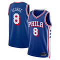 Jamed P.76ers #8 Paul George Royal 2024 Offseason Addition Swingman Jerseys