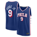 Jamed P.76ers #9 Kelly Oubre Jr.  Blue Fast Break Jerseys - Icon Edition