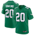 Jamed P.Eagles #20 Brian Dawkins Green Alternate Retired Player Game Stitched American Stitched Jerseys