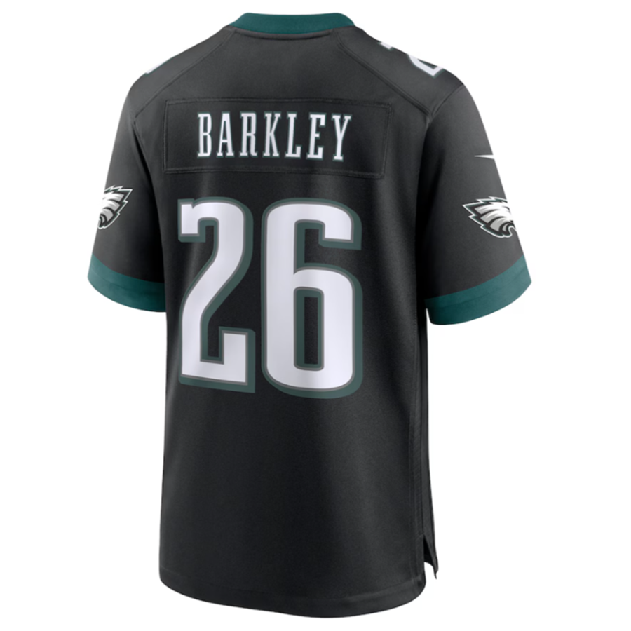 Jamed P.Eagles #26 Saquon Barkley Black Alternate Game Jersey Stitched American Stitched Jersey