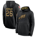 Jamed P.Eagles #26 Saquon Barkley Player Black Salute To Service Stitched Jerseys