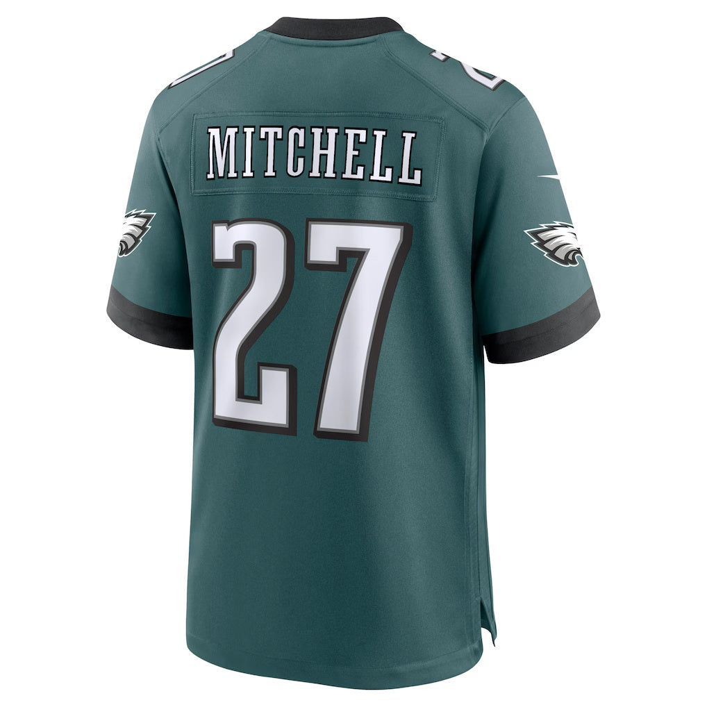 Jamed P.Eagles #27 Quinyon Mitchell Midnight Green Player Game Stitched Jerseys