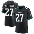 Jamed P.Eagles #27 Quinyon Mitchell Player Black Home Game Stitched Jerseys