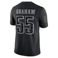 Jamed P.Eagles #55 Brandon Graham Player Black REFLECTIVE Limited Stitched Jerseys