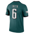 Jamed P.Eagles #6 DeVonta Smith Green Legend Player Performance Top Stitched Jerseys