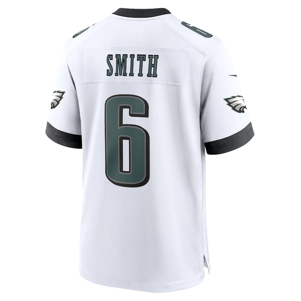 Jamed P.Eagles #6 DeVonta Smith White White Game Stitched Jerseys