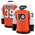 Jamed P.Flyers #39 Matvei Michkov Orange Home Premium Jerseys