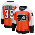 Jamed P.Flyers #39 Matvei Michkov Orange Home Premium Jerseys