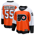 Jamed P.Flyers #55 Rasmus Ristolainen Orange Home Breakaway Jerseys