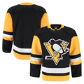 Jamed P.Penguins Black Home Authentic Pro Jerseys