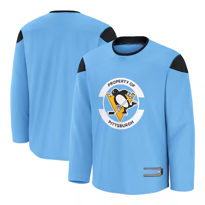 Jamed P.Penguins Blue Practice Jerseys