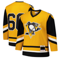 Jamed P.Penguins #66 Mario Lemieux Gold 1984-85 Power Play Jerseys