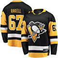 Jamed P.Penguins #67 Rickard Rakell Black Home Breakaway Player Jerseys