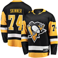 Jamed P.Penguins #74 Stuart Skinner Black Home Breakaway Jerseys