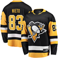 Jamed P.Penguins #83 Matt Nieto Black Home Breakaway Jerseys