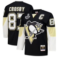 Jamed P.Penguins #87 Sidney Crosby Black 2008 Power Play Jerseys