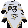 Jamed P.Penguins #87 Sidney Crosby Mitchell & Ness White 2005 Power Play Jerseys