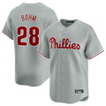 Jamed P.Phillies #28 Alec Bohm Player Gray Home Limited Stitched Jerseys