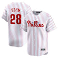 Jamed P.Phillies #28 Alec Bohm Player White Home Limited Stitched Jerseys