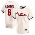 Jamed P.Phillies #6 Ryan Howardr Player Cream Home Limited Stitched Jerseys