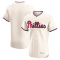 Jamed P.Phillies Blank Player Cream Home Limited Elite Stitched Jerseys