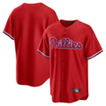 Jamed P.Phillies Blank Player Red Home Game Stitched Jerseys