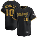 Jamed P.Pirates #10 Bryan Reynolds Player Black Alt Home Limited Stitched Jerseys