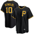Jamed P.Pirates #10 Bryan Reynolds Player Black Alternate 2025 Home Game Stitched Jerseys