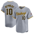 Jamed P.Pirates #10 Bryan Reynolds Player Gray Road Home Limited Stitched Jerseys