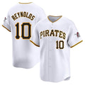 Jamed P.Pirates #10 Bryan Reynolds Player White Home Limited Stitched Jerseys
