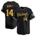 Jamed P.Pirates #14 Joey Bart Player Black Alt Home Limited Stitched Jerseys