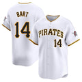 Jamed P.Pirates #14 Joey Bart Player White Home Limited Stitched Jerseys