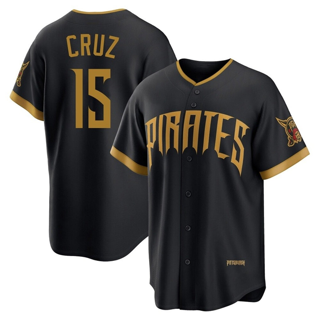 Jamed P.Pirates #15 Oneil Cruz Player Black 2026 City Connect Home Game Stitched Jerseys