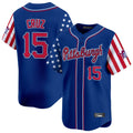 Jamed P.Pirates #15 Oneil Cruz Player Royal 2025 Independence Day Vapor Premier Limited Stitched Jerseys