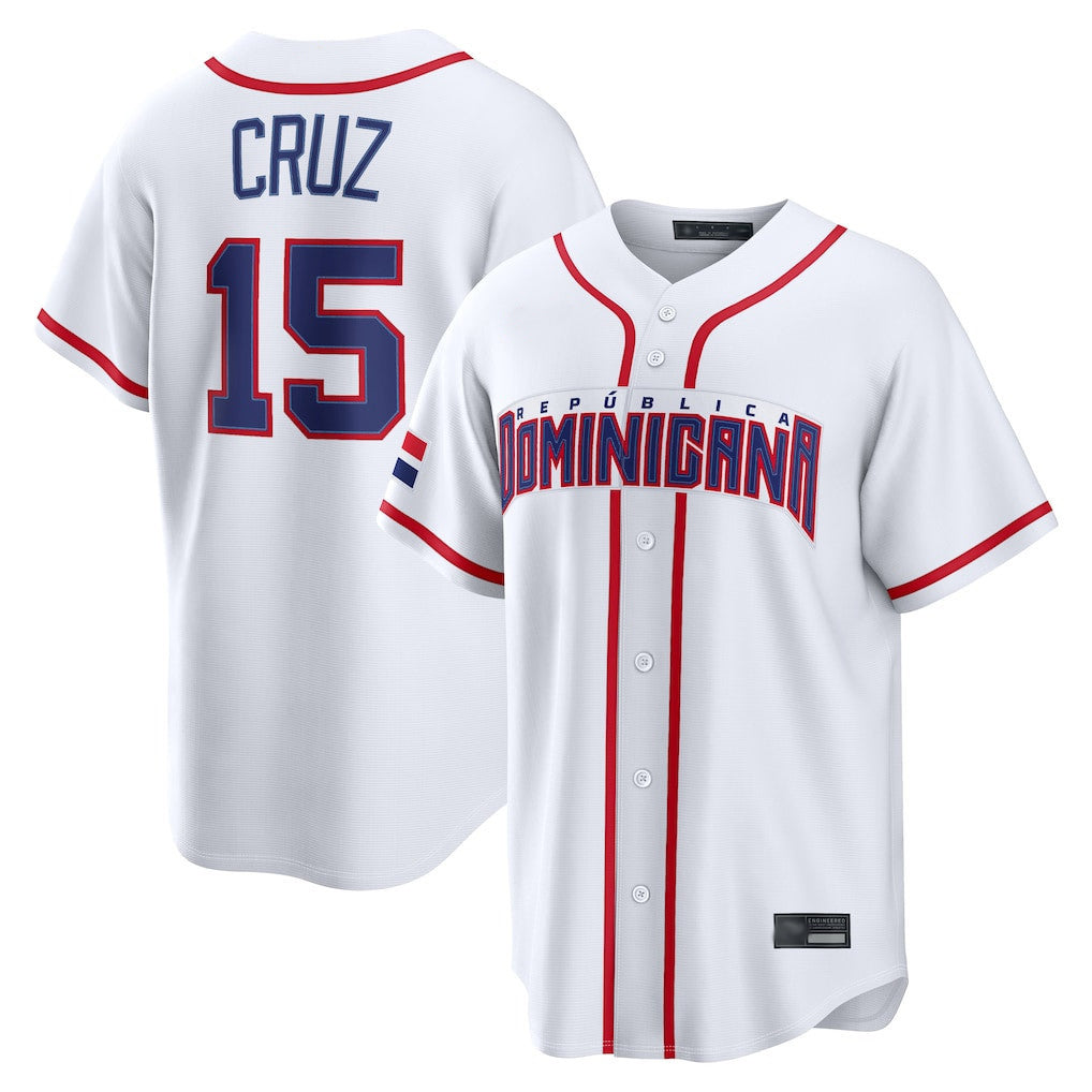 Jamed P.Pirates #15 Oneil Cruz Player White 2026 World Classic Home Limited Stitched Jerseys