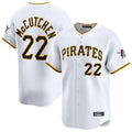 Jamed P.Pirates #22 Andrew McCutchen Player White Home Limited Stitched Jerseys