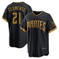 Jamed P.Pirates #21 Roberto Clemente Player Black 2026 City Connect Home Limited Stitched Jerseys