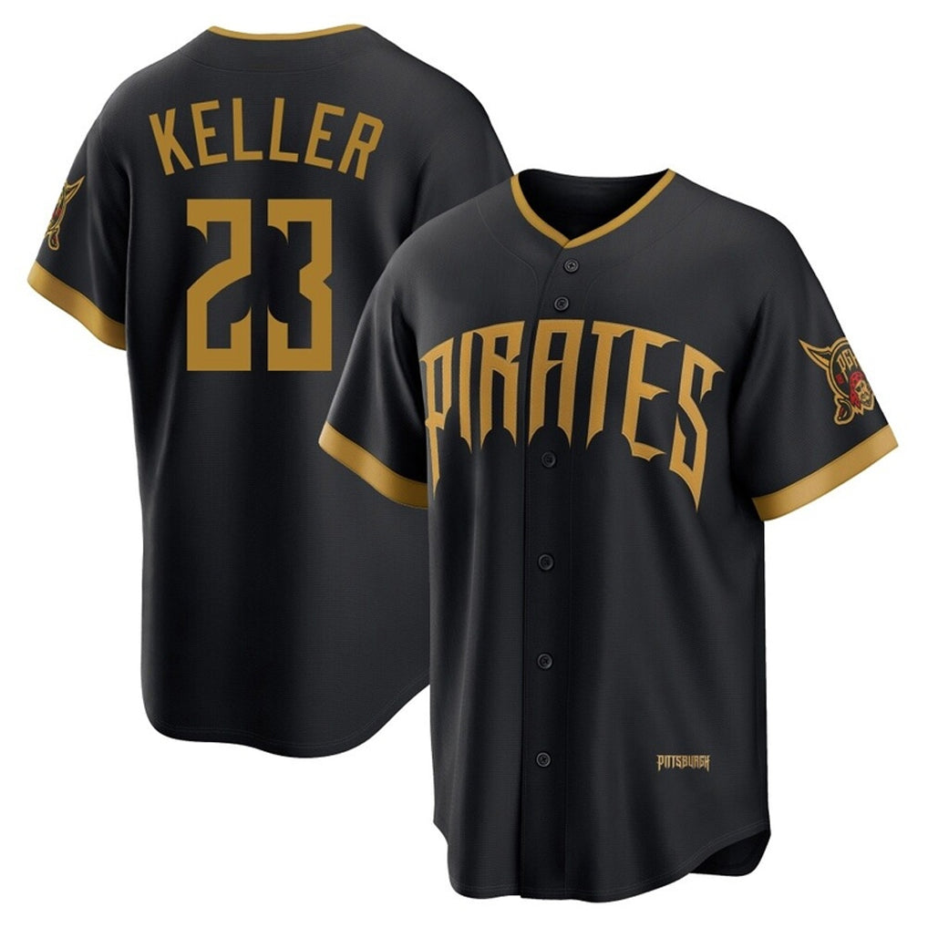 Jamed P.Pirates #23 Mitch Keller Player Black 2026 City Connect Home Game Stitched Jerseys