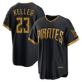 Jamed P.Pirates #23 Mitch Keller Player Black 2026 City Connect Home Game Stitched Jerseys